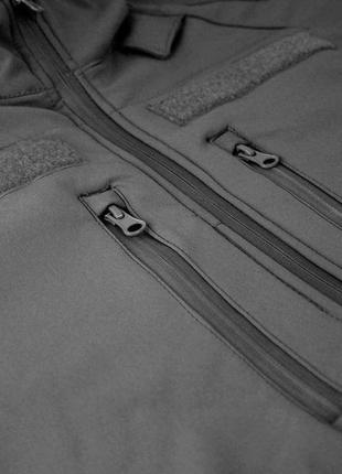 Куртка демисезонная softshell plus 2xl black10 фото
