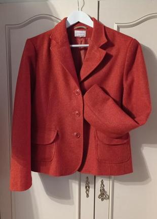 Пиджак. жакет. бренд, шерсть. della citta.