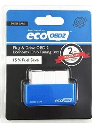 Nitroobd2 eco (синій) chip tuning box diesel дизель економайзер