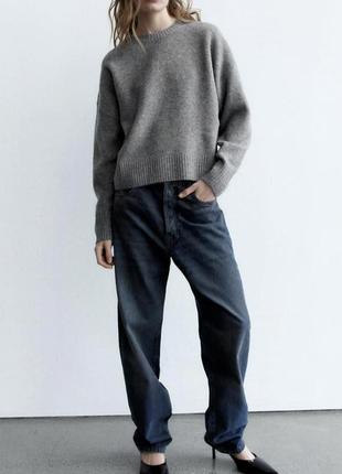 Свитер альпака, шерсть zara, размер s