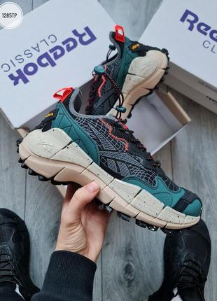 Reebok zig kinetica ii edge gore-tex black/blue 2