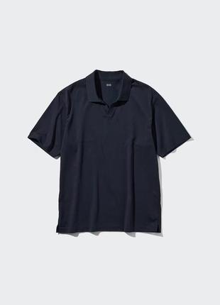 Футболка поло uniqlo хлопок и airism