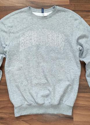 Свитшот h&m, новый, на флисе