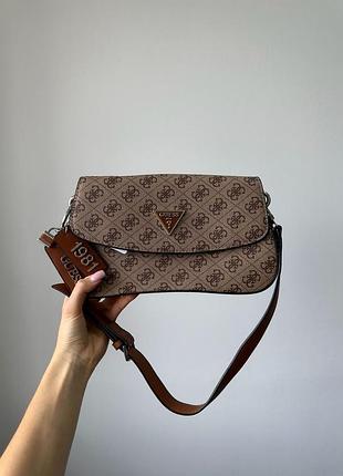 Сумка кросс боді gu*** cordelia shoulder bag gold canvas