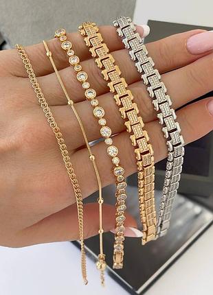 Браслет медсплав и родий, цены в описании