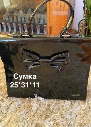 Сумка лакированная