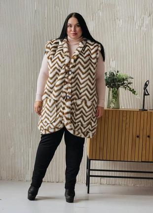 Теплая жилетка рр от 50 до 76