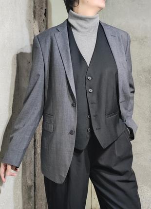 Жилетка класика оверсайз пряма вільна чорна жилет класичний чоловічий