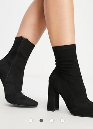 Стильные ботинки socks - boots от asos