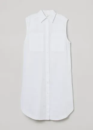 H&m платье рубашка лён хлопок.2 фото
