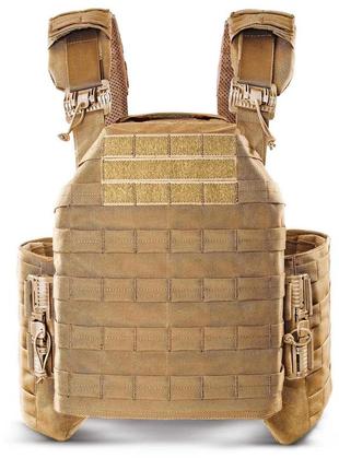 Плитоноска plate carrier coyote  m (90-110+ cm) coyote