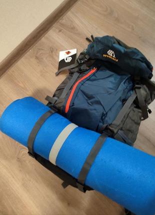 Туристический рюкзак 50л - 55л (модель weikani 65) + влагозащитный чехол