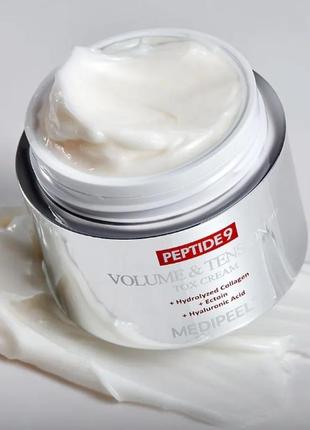 Лифтинг-крем для лица с пептидами и матриксилом - medi peel peptide 9 volume tension tox cream pro