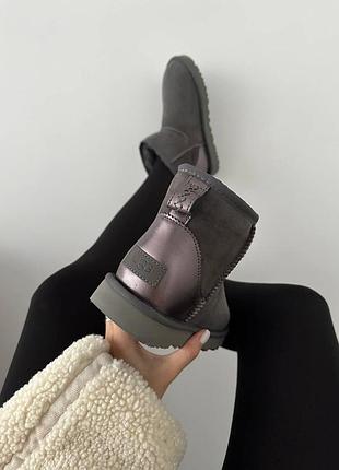 Ugg mini graphite 8