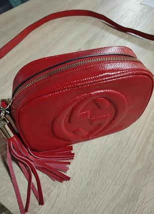 Gucci кожаная сумочка