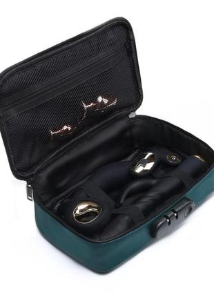 Кейс для игрушек dorcel discreet box luxury green 3