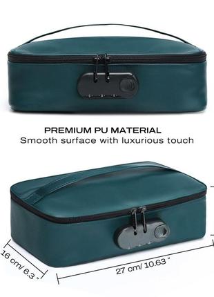 Кейс для игрушек dorcel discreet box luxury green 6
