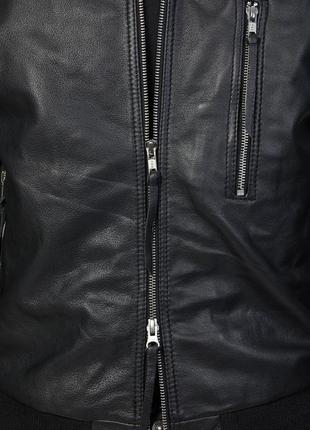 Куртка льотна шкіряна бундесвер 56 black8 фото