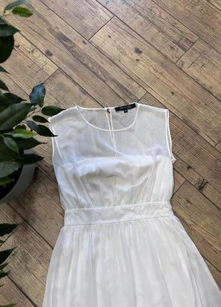 Нежное белое платье3 фото