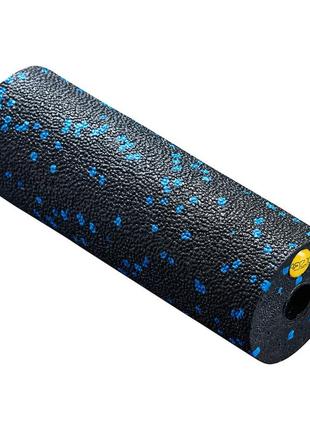 Массажный ролик 4fizjo mini foam roller 15 x 5.3 см (валик, роллер) 4fj0035 black/blue