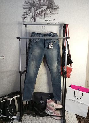 Новые мужские стреч джинсы