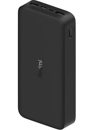 Повербанк xiaomi redmi powerbank 20000 mah fast charge 18w pb200lzm black (vxn4304gl)2 фото
