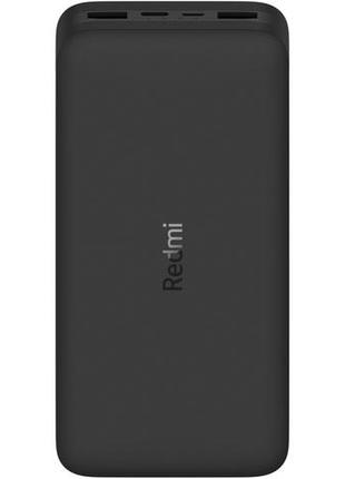 Повербанк xiaomi redmi powerbank 20000 mah fast charge 18w pb200lzm black (vxn4304gl)