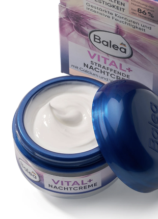 Ночной антивозрастный крем от морщин для очень зрелой кожи  balea  nachtcreme vital+, 50 ml
