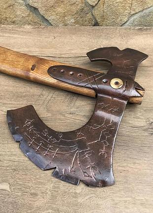 Сокира левіафан — точна копія зброї кратоса з гри god of war з кованим лезом та...