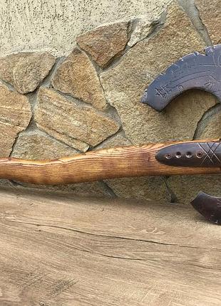 Сокира левіафан — точна копія зброї кратоса з гри god of war з кованим лезом та...