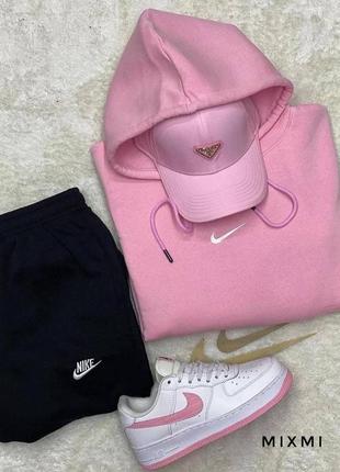 Теплый спортивный костюм оверсайз nike