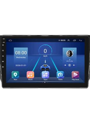 Штатна магнітола 10" lesko для skoda superb iii рестайлінг 2019- top 4/64 4g wifi gps шкода 3 шт.