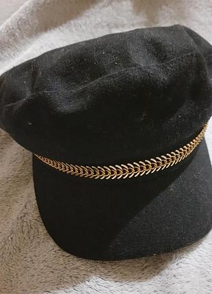 Картуз черный классический