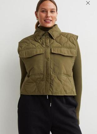Жилетка хаки h&m