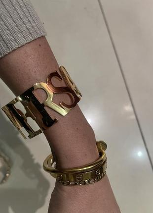 Браслет versace ,браслет , брендовый браслет ,золотой браслет