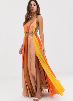 Невероятное платье в формате color block