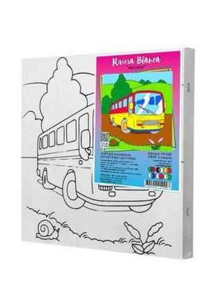 Дитячий набір для розпису "автобус", 25х25 см