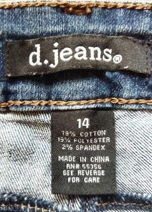 Шорты джинсовые  р.52-54(14) "d. jeans"8 фото