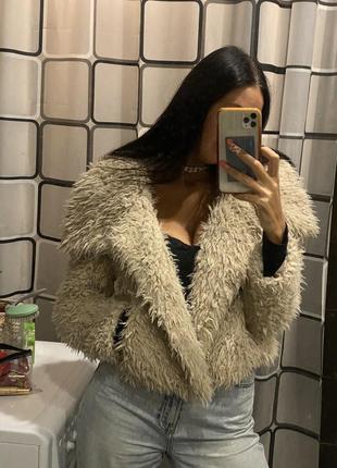 Шубка тедди zara куртка на осень - весну