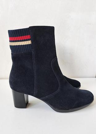 Ara замшевые ботинки на устойчивом каблуке