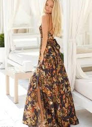 Плаття сукня розмір 48-50/14-16 літнє в стилі бохо нове багатоярусне в підлогу