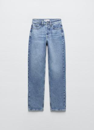 Джинсы  z1975 прямого кроя  zara