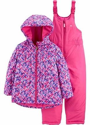 Oshkosh зимний комбинезон полукомбинезон color pink