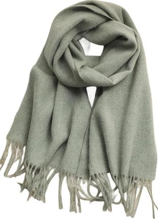 Шарф палантин новый оливковый хаки