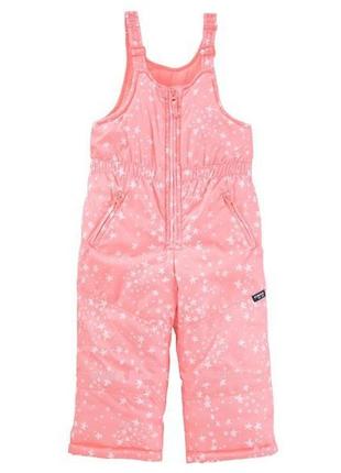Oshkosh зимний полукомбинезон pink