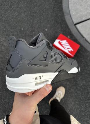 Зимові кросівки nike air sheer 4 retro (темно сірі)