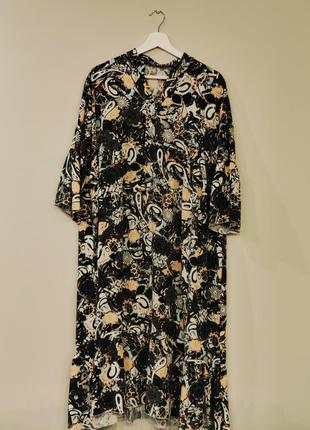 Вискозное миди в стиле бохо италия