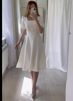 Шикарное платье на роспись