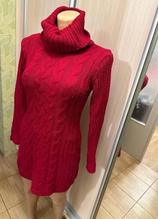 Плаття вязане червоне обмін