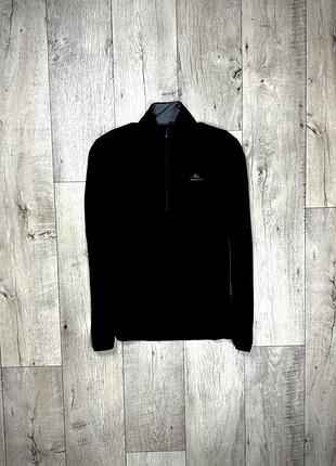 Quechua decathlon кофта флисовая l размер черная толстовка stratermic